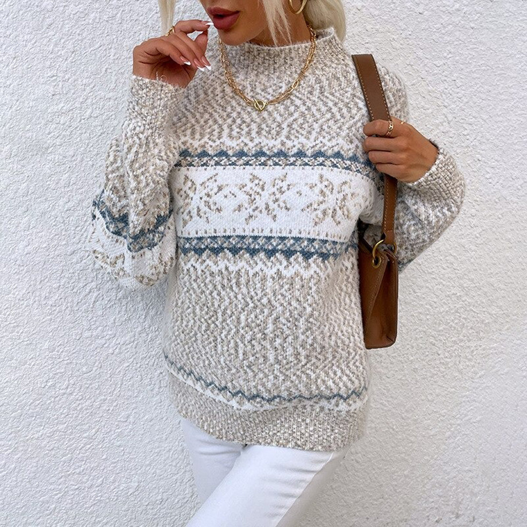 Caroline - Retro Knitted Sweater — view 4