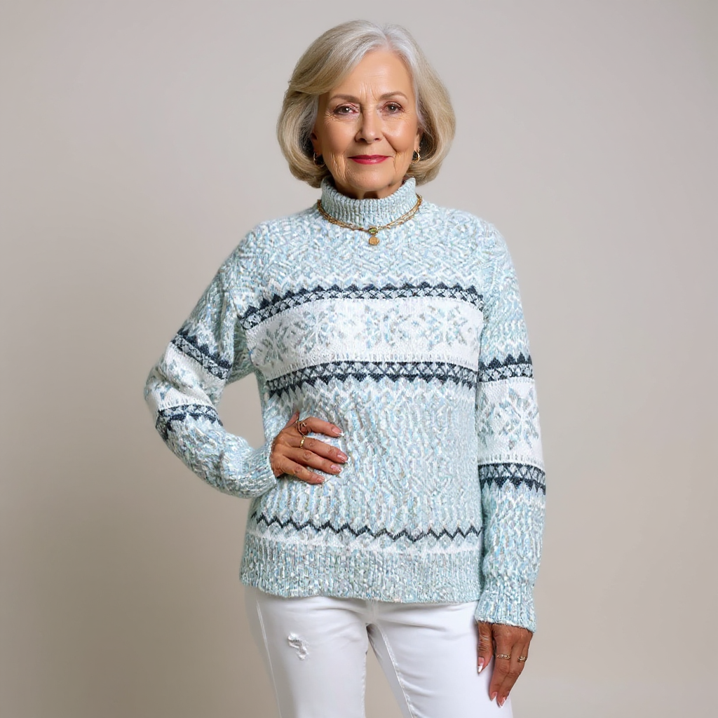 Caroline - Retro Knitted Sweater — view 6