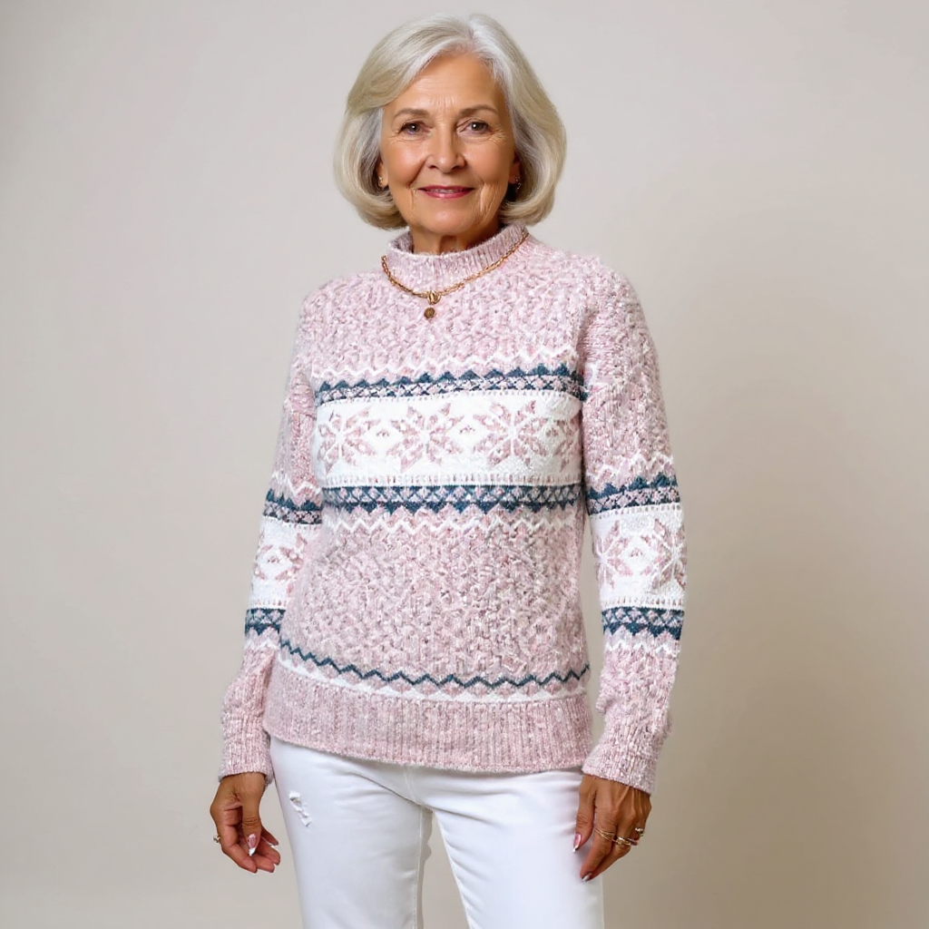 Caroline - Retro Knitted Sweater — view 7