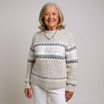 Caroline - Retro Knitted Sweater — view 8