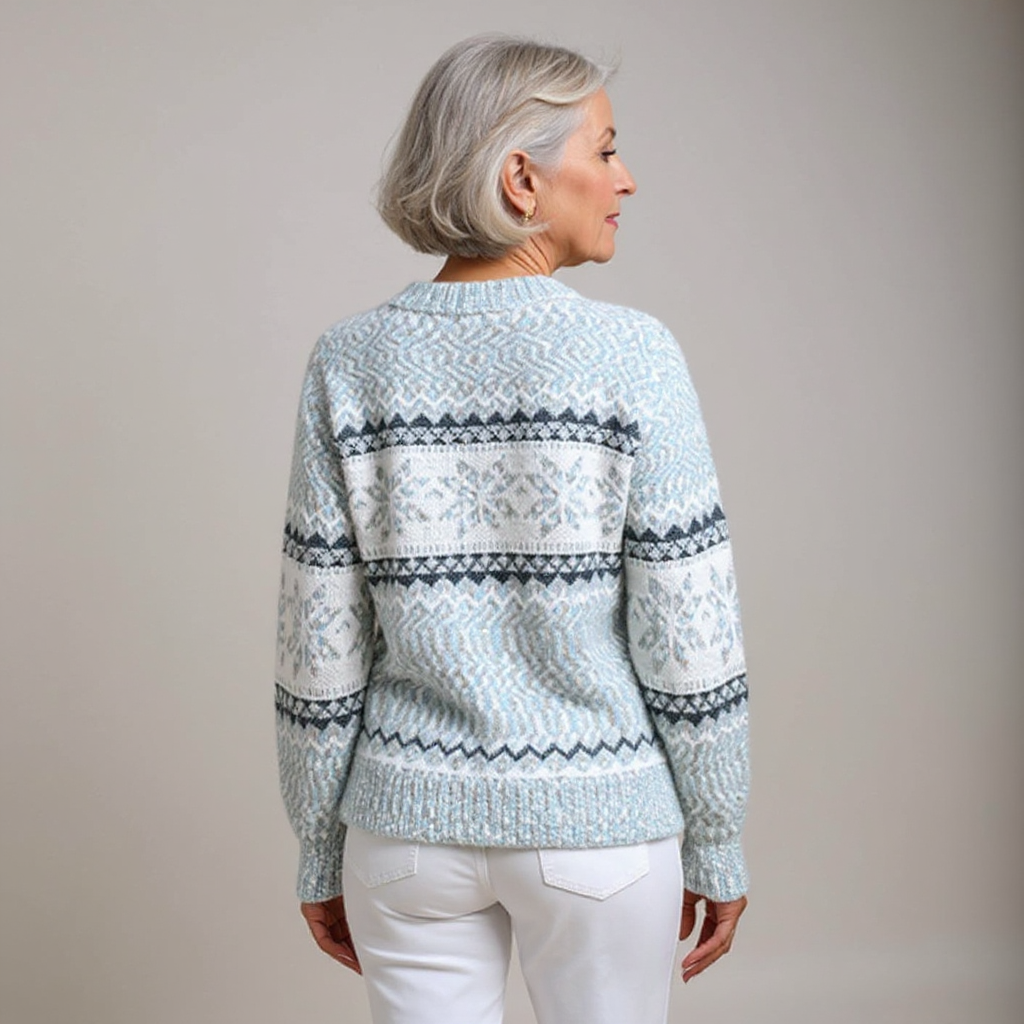 Caroline - Retro Knitted Sweater — view 10