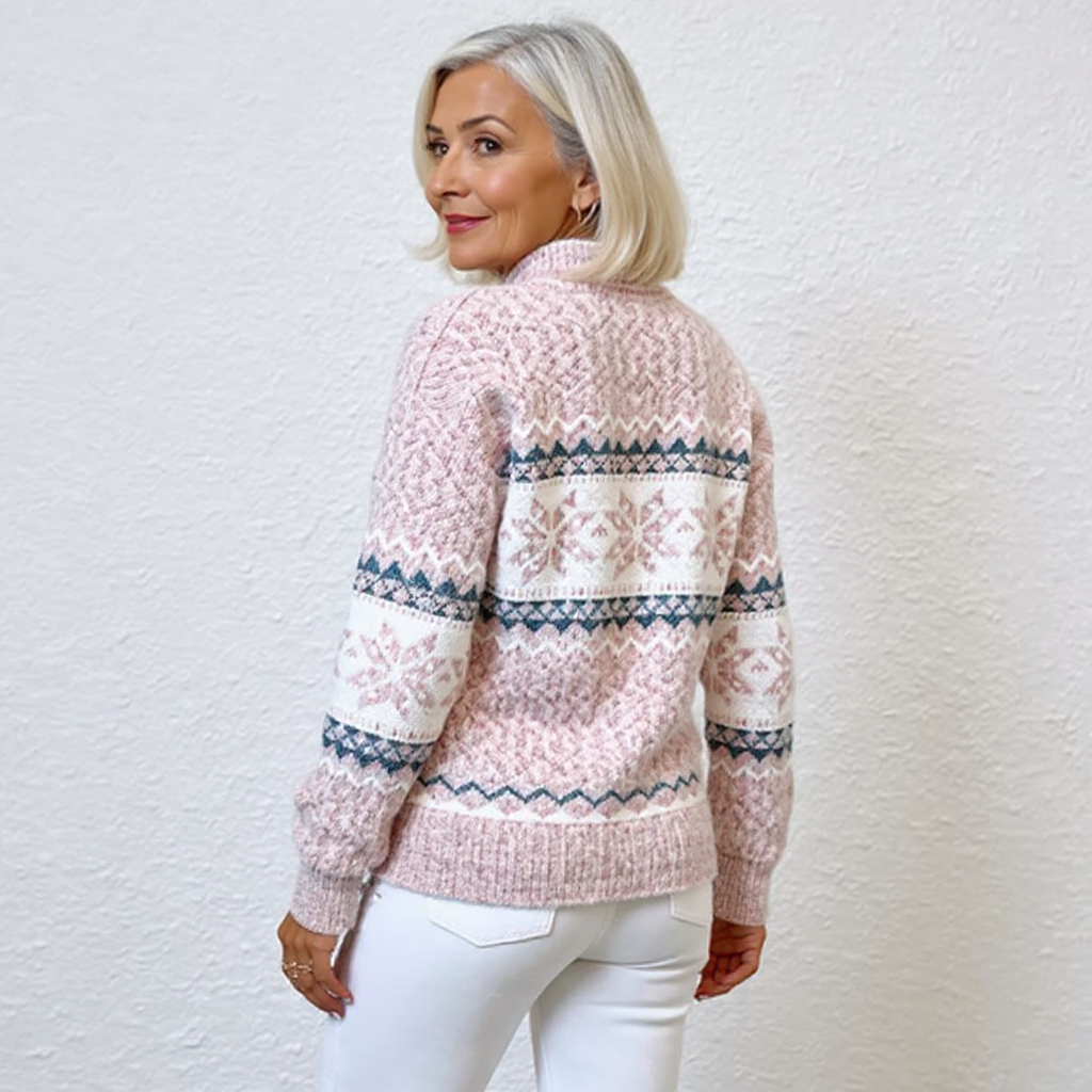 Caroline - Retro Knitted Sweater — view 11