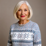 Caroline - Retro Knitted Sweater — view 13
