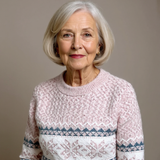 Caroline - Retro Knitted Sweater — view 15