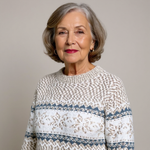 Caroline - Retro Knitted Sweater — view 16