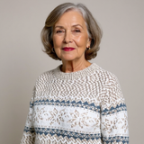 Caroline - Retro Knitted Sweater — view 16