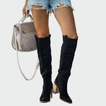 Caroline - knee-high leather boots — view 2