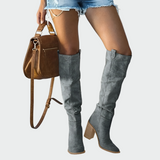 Caroline - knee-high leather boots — view 3