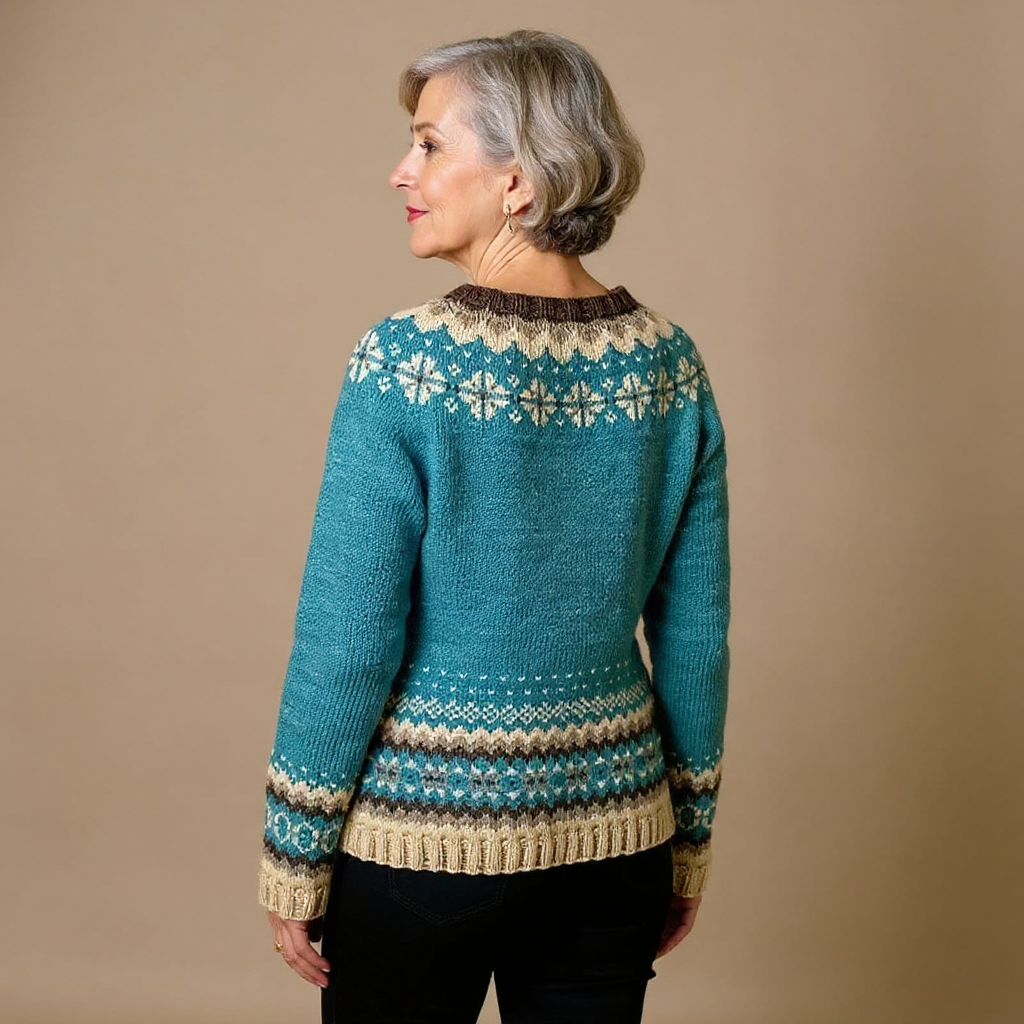 Cassandra - Retro Knit Cardigan — view 3