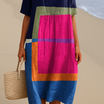 Cassidy - Bright Colour Block Dress — view 2