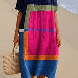Cassidy - Bright Colour Block Dress — view 2