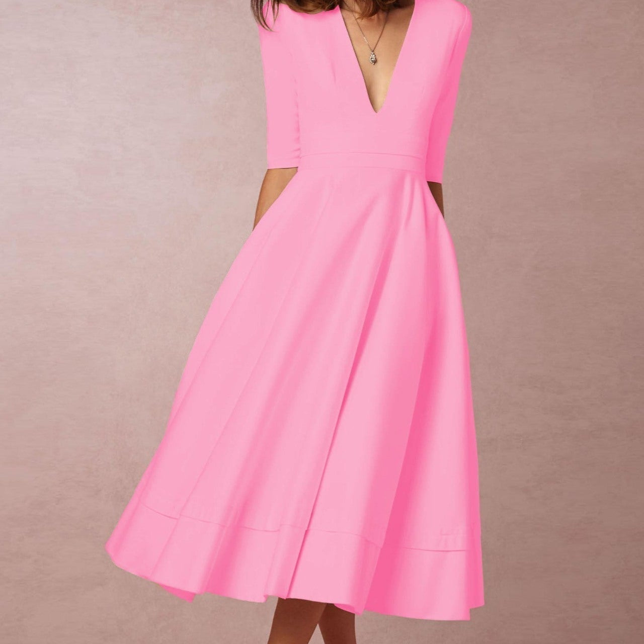 Cassidy - Women's Midi Dress — view 2