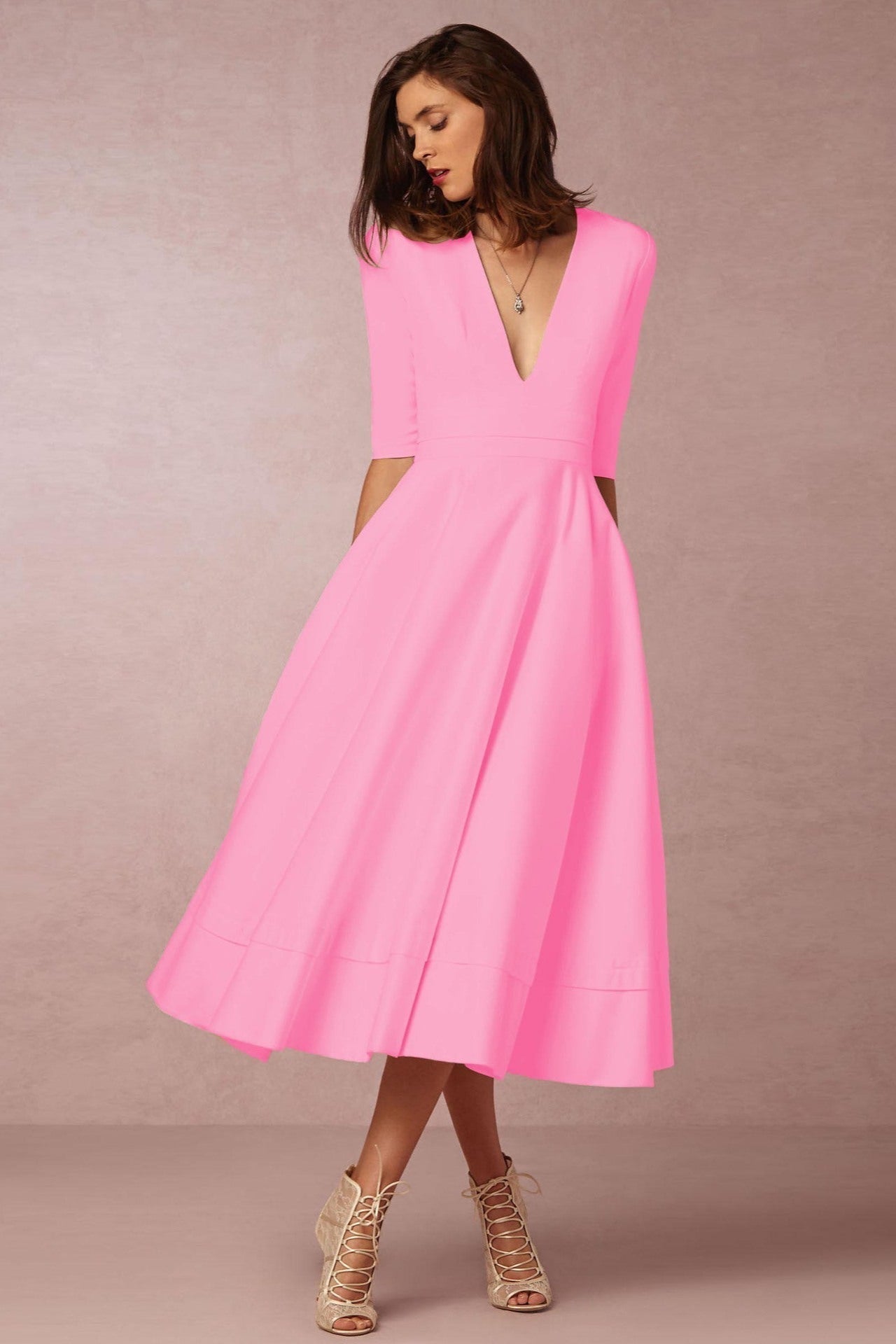 Cassidy - Women's Midi Dress — view 2
