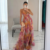 Catalina - maxi dress with floral print — view 2