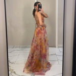 Catalina - maxi dress with floral print — view 10