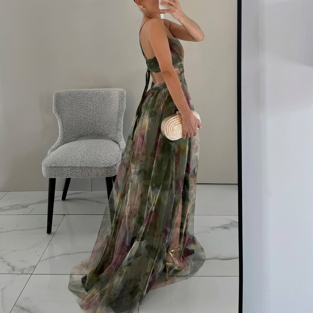 Catalina - maxi dress with floral print — view 11