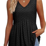 Cecilia - loose fit sleeveless top — view 1