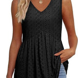 Cecilia - loose fit sleeveless top — view 1