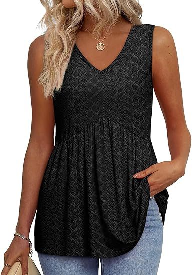 Cecilia - loose fit sleeveless top — view 1