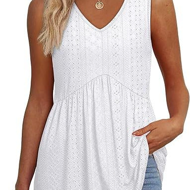 Cecilia - loose fit sleeveless top — view 2