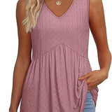 Cecilia - loose fit sleeveless top — view 4