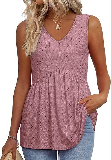 Cecilia - loose fit sleeveless top — view 4