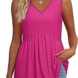 Cecilia - loose fit sleeveless top — view 5