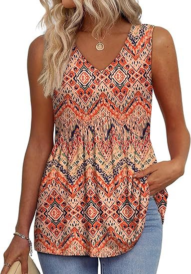 Cecilia - loose fit sleeveless top — view 7