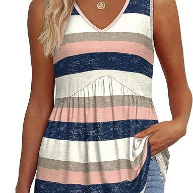 Cecilia - loose fit sleeveless top — view 8