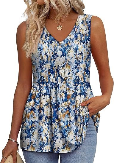 Cecilia - loose fit sleeveless top — view 10