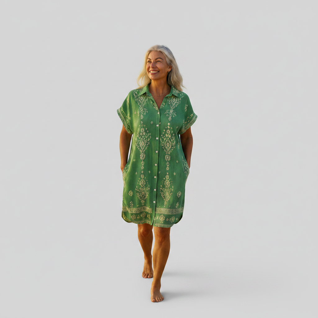 Charlotte - cotton canvas dress — view 1