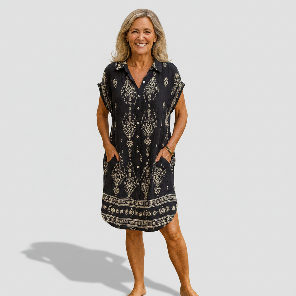 Charlotte - cotton canvas dress — view 2
