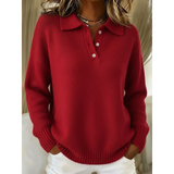 Charlotte - soft polo neck sweater — view 3