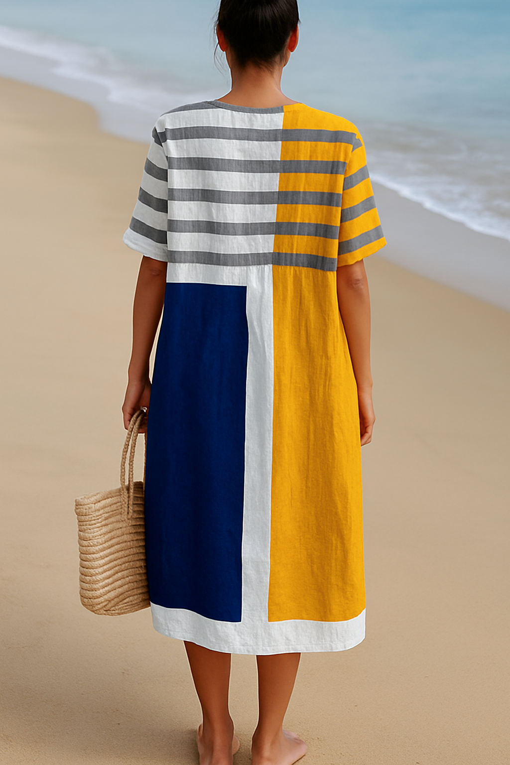Charlotte - Colour Block Dress — view 3