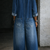 Chelsea - long sleeve off the shoulder jumpsuit — view 3