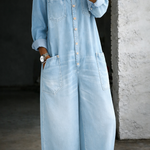 Chelsea - long sleeve off the shoulder jumpsuit — view 7