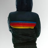 Chloe - Zip Up Jacket With Rainbow Stripes — view 5