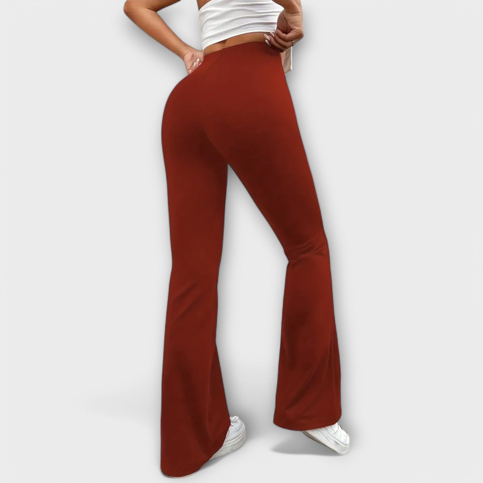 Chloe - loose trousers with flared legs — view 4
