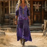 Chloe - casual long sleeve dress with retro inspiration — view 1