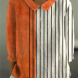 Chloe - Bold Contrast Stripe Blouse — view 2