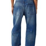 Chloe - Patchwork Drawstring Jeans — view 4