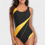 Chloe - sporty one-piece swimsuit with cut-out at the back — view 3