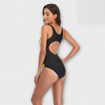 Chloe - sporty one-piece swimsuit with cut-out at the back — view 5