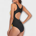 Chloe - sporty one-piece swimsuit with cut-out at the back — view 6