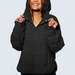 Chloe - Oversized Hooded Sweatshirt Jacket — view 1