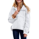 Chloe - Oversized Hooded Sweatshirt Jacket — view 3