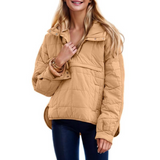 Chloe - Oversized Hooded Sweatshirt Jacket — view 4