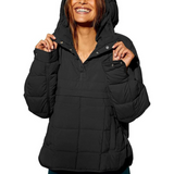 Chloe - Oversized Hooded Sweatshirt Jacket — view 8