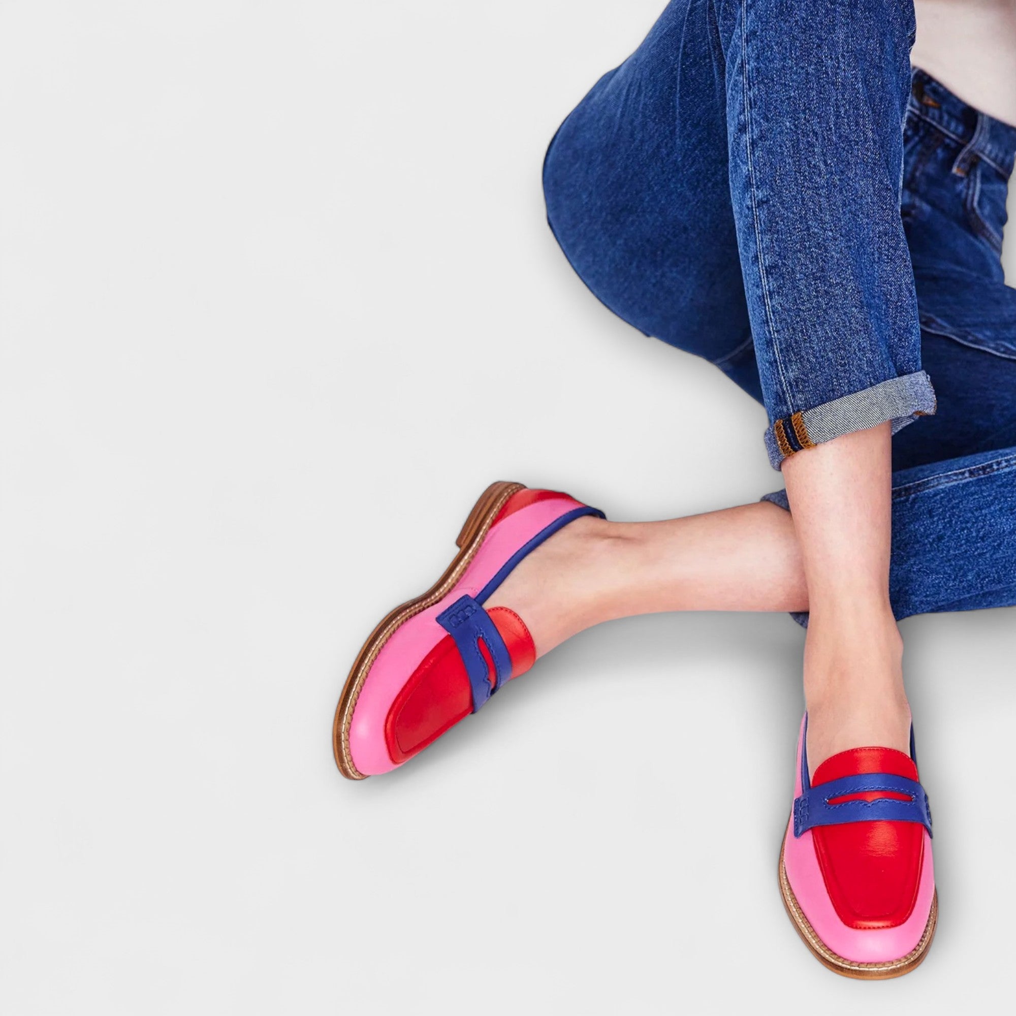 Clara - round toe moccasins — view 1