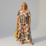 Courtney - Floral Maxi Dress — view 1